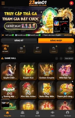 TẢI APP – Chơi Mọi Lúc, Mọi Nơi với 23WIN01